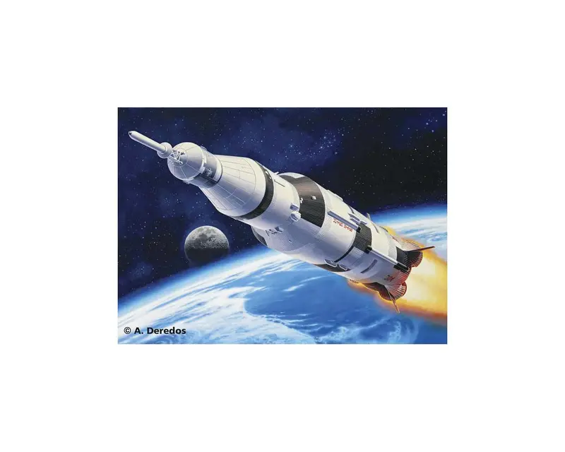 04909 Revell Apollo Saturn V Rocket 1/144 Plastic Model Kit 1