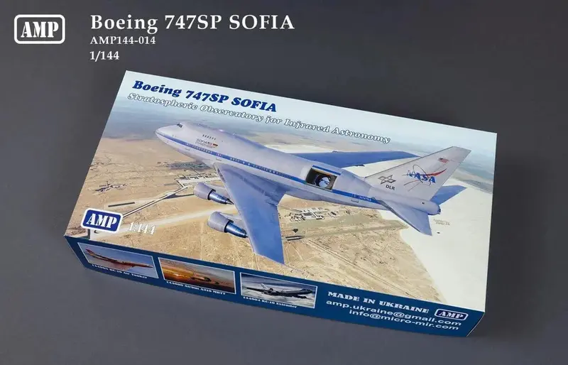 1/144 Amp Boeing 747 Airborne Telescope Sofia 1