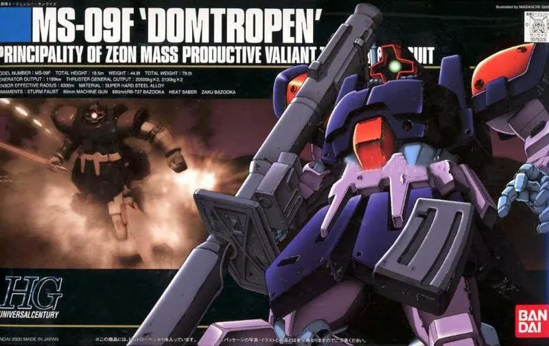 1/144 Hguc #17 Ms-09F Domtropen 1