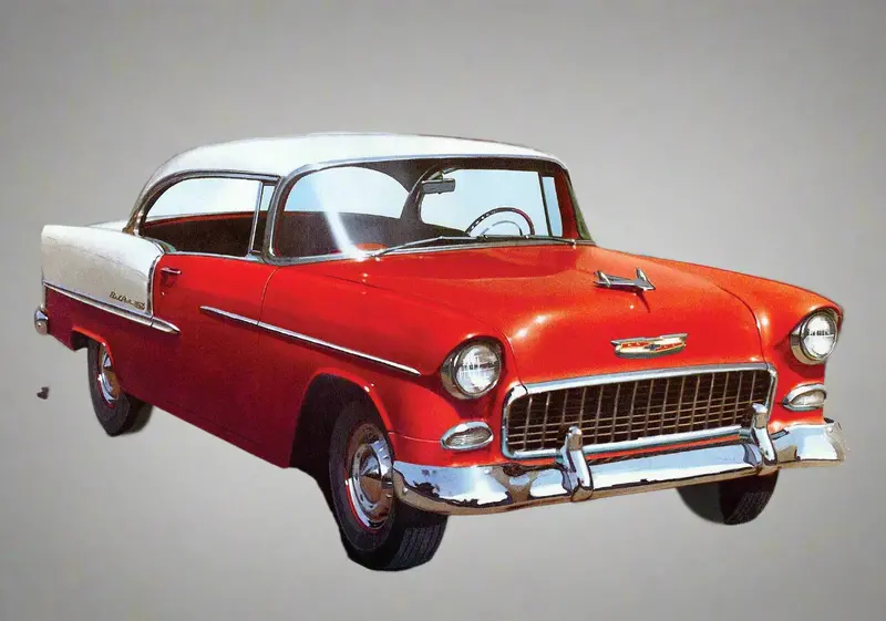 1/16 Amt 1955 Chevy Bel Air Hardtop 1452 1