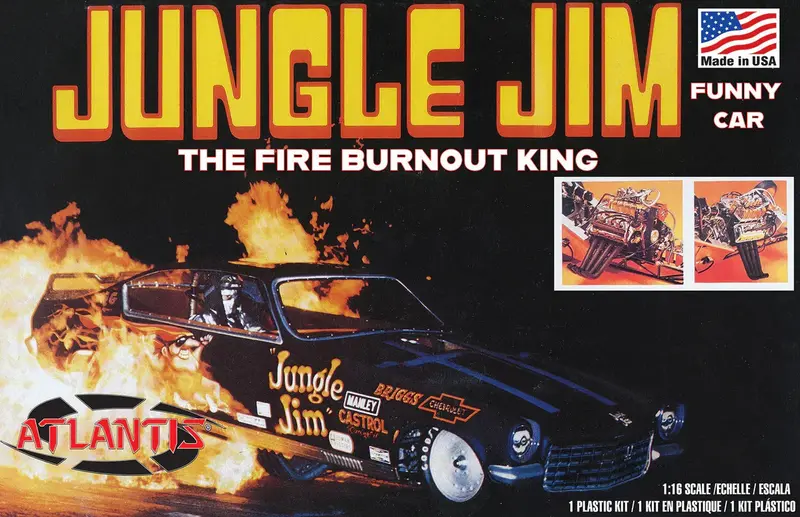 1/16 Atlantis Models Jungle Jim Funny Car 1486 1