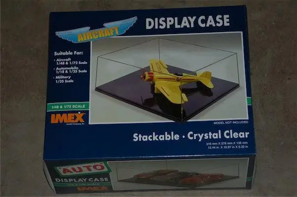 1/18-24-72-35 Scale Imex Clear Display Case 2504 1