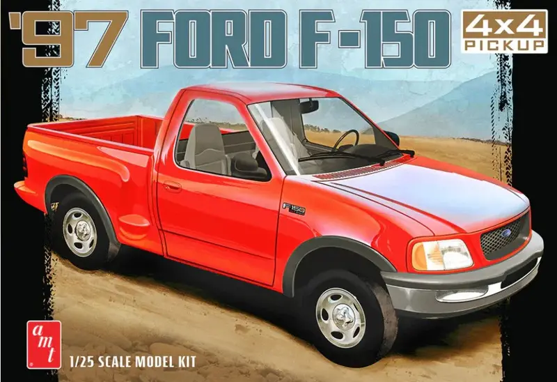 1/25 1997 Ford F150 4X4 Pickup Truck - Amt-1367 1