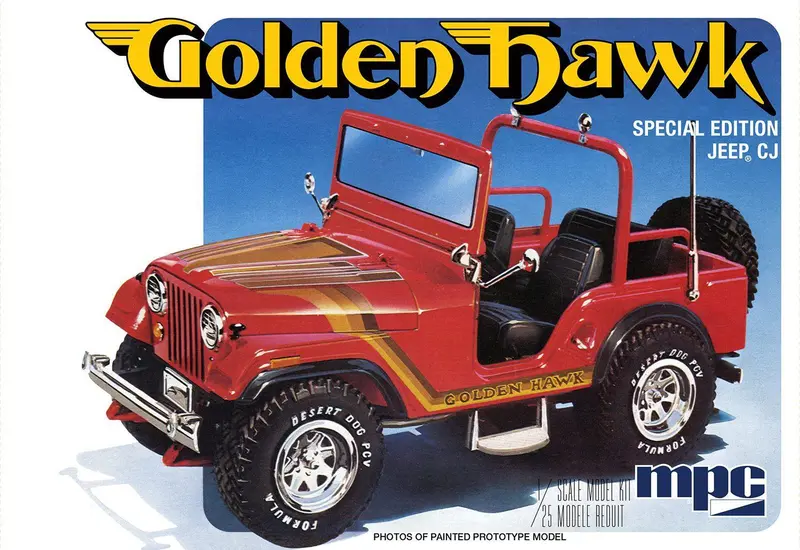 1/25 Mpc 1981 Jeep Cj5 Golden Hawk 986 1
