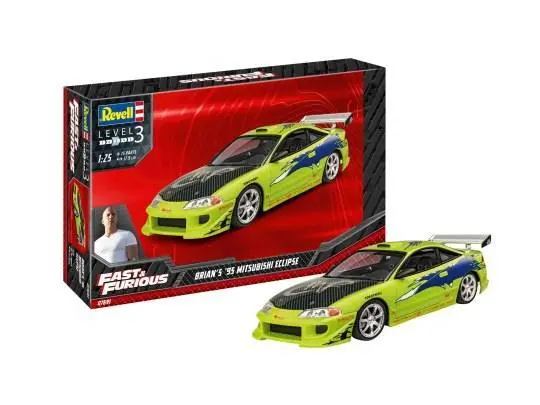 1/25 Revell-Germany Fast & Furious Brian's 1995 Mitsubishi Eclipse 7691 1