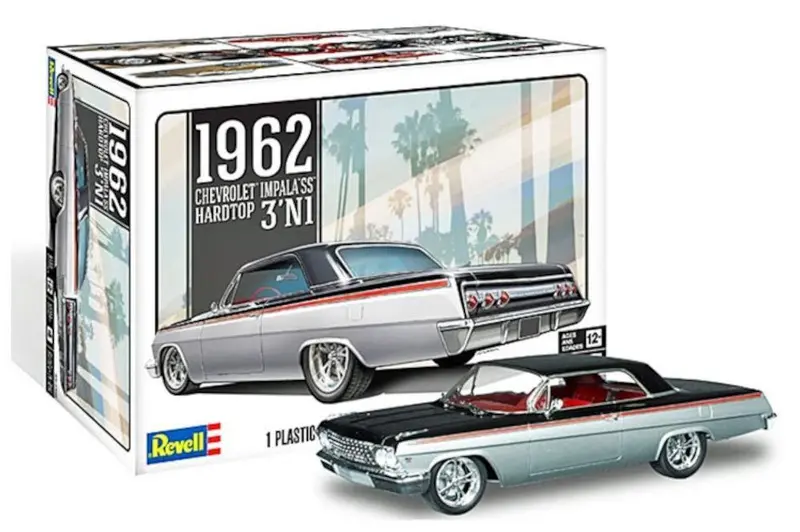1/25 Revell-Monogram 1962 Chevy Impala Ss Hardtop 4466 1