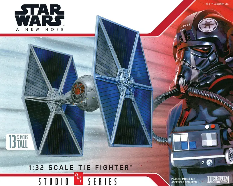 1/32 Amt Star Wars: A New Hope Tie Fighter 1341 1