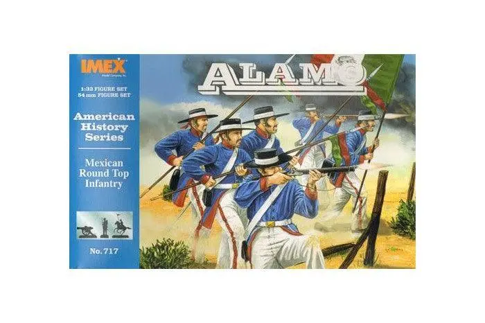 1/32 Imex Mexican Round Top Infantry (12 Men) 717 1