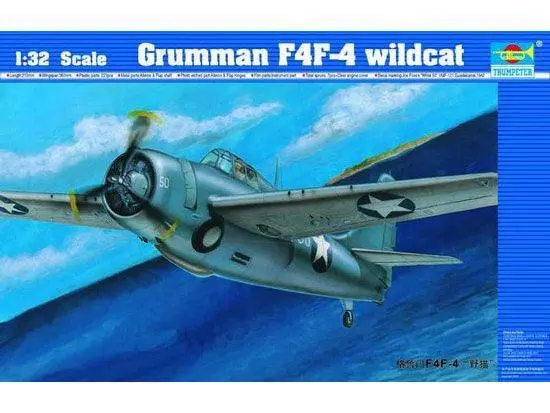 1/32 Trumpeter Grumman F4f-4 Wildcat 02223 1