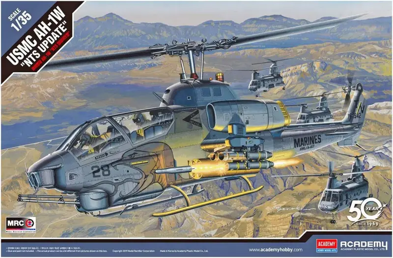 1/35 Academy Usmc Ah-1W "Nts Update" 12116 1