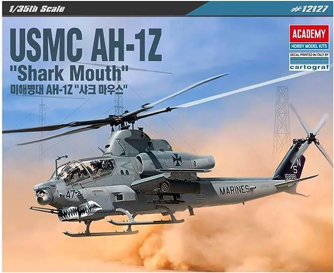 1/35 Academy Usmc Ah-1Z Viper 'Shark Mouth' 12127 1