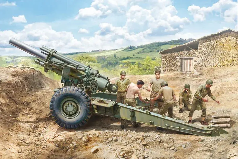 1/35 Italeri M1 155Mm Howitzer 6581 1