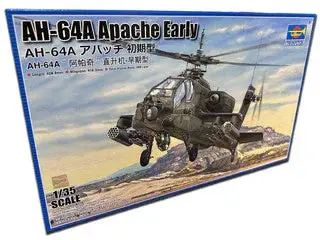 1/35 Trumpeter Ah-64A Apache Helicopter Early Plastic Model Kit 1