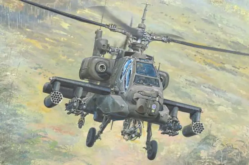 1/35 Trumpeter Ah-64A Apache Late Plastic Model Kit 1