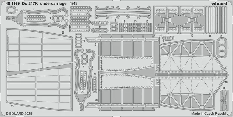 1/48 Eduard Do 217K Undercarriage 1