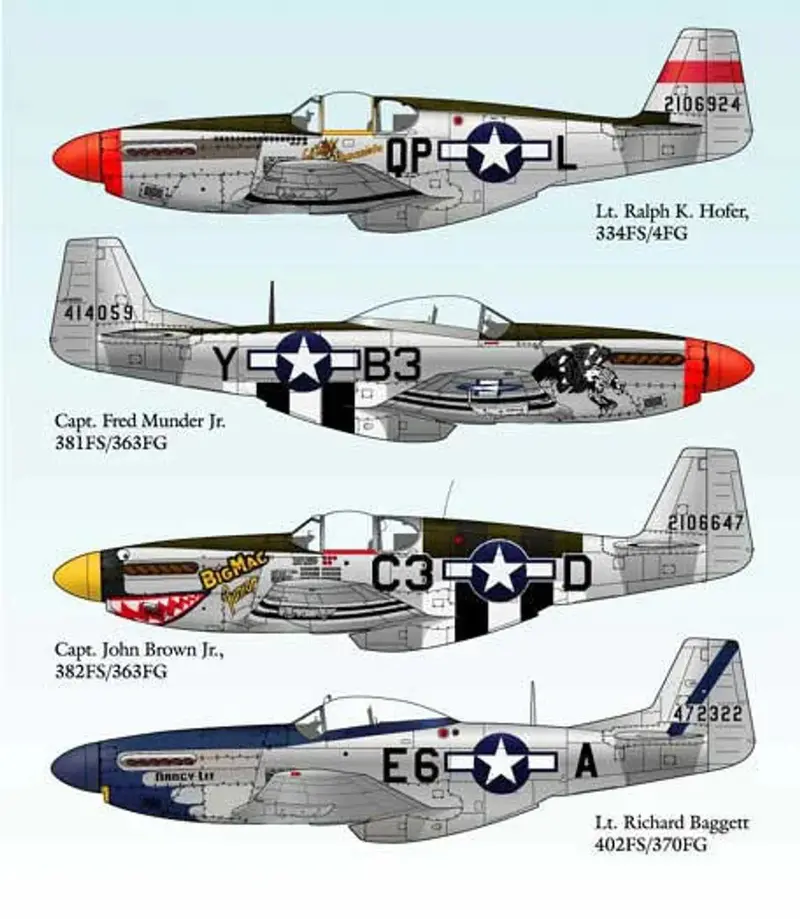 1/48 Lifelike Decals P-51 Mustang P-2 1