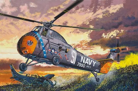 1/48 Trumpeter H-34 Us Navy Rescue 02882 1