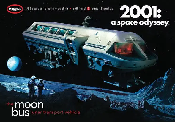 1/55 Moebius 2001: A Space Odyssey The Moon Bus 2001-1 1