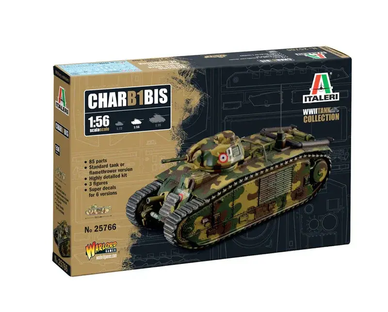 1/56 Italeri Char B1 Bis 25766 1