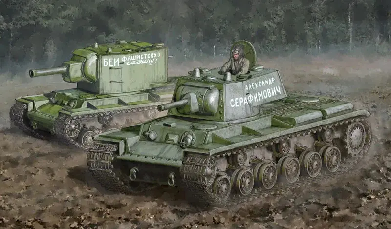 1/56 Italeri Kv-1/Kv-2 Tank 15763 1