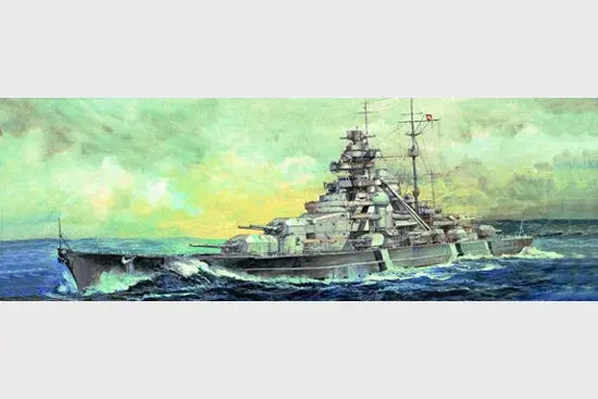 1/700 Trumpeter Germany Bismarck Battleship 1941 - 05711 1