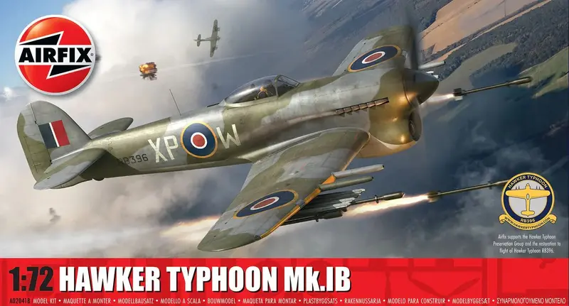 1/72 Airfix Hawker Typhoon Mk.Ib Fighter A02041b 1