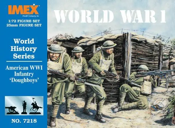 1/72 Imex Wwi American Infantry 7218 1