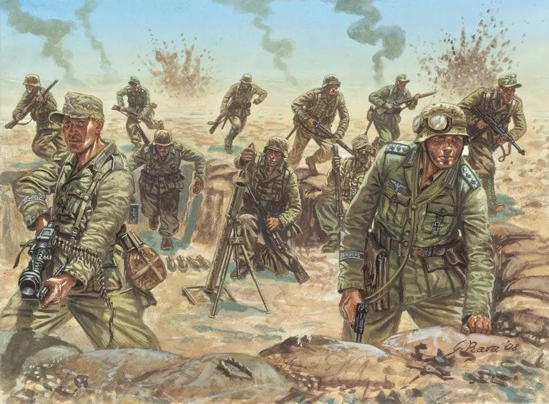 1/72 Italeri D.A.K. Infantry 6099 1