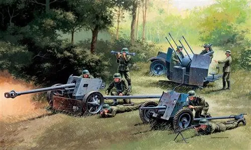 1/72 Italeri German Gun Set Pak35/Pak40/Flak38 - 7026 1