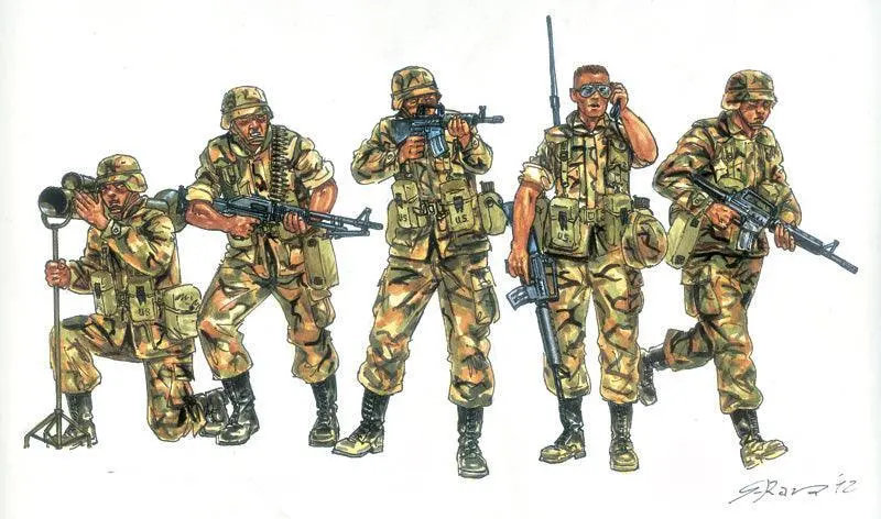 1/72 Italeri U.S. Infantry 90S 6168 1