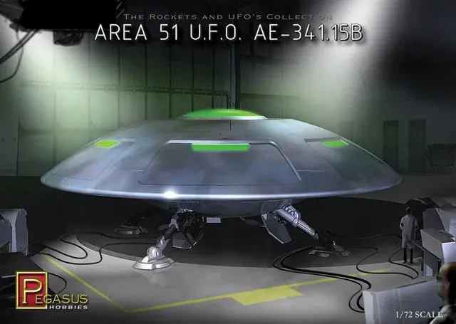 1/72 Pegasus Area 51 Ufo A.E.-341.15B 9100 1
