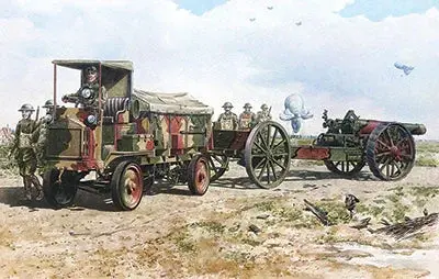 1/72 Roden Fwd Model B 3-Ton & Bl 8-Inch Howitzer Mk. Vi - 713 1