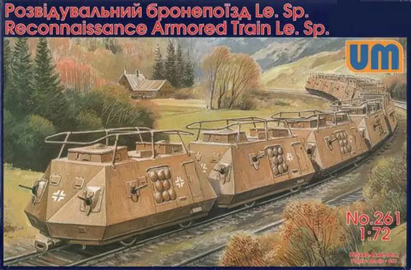 1/72 Uni Model Reconnaissance Armored Train Le.Sp 261 1