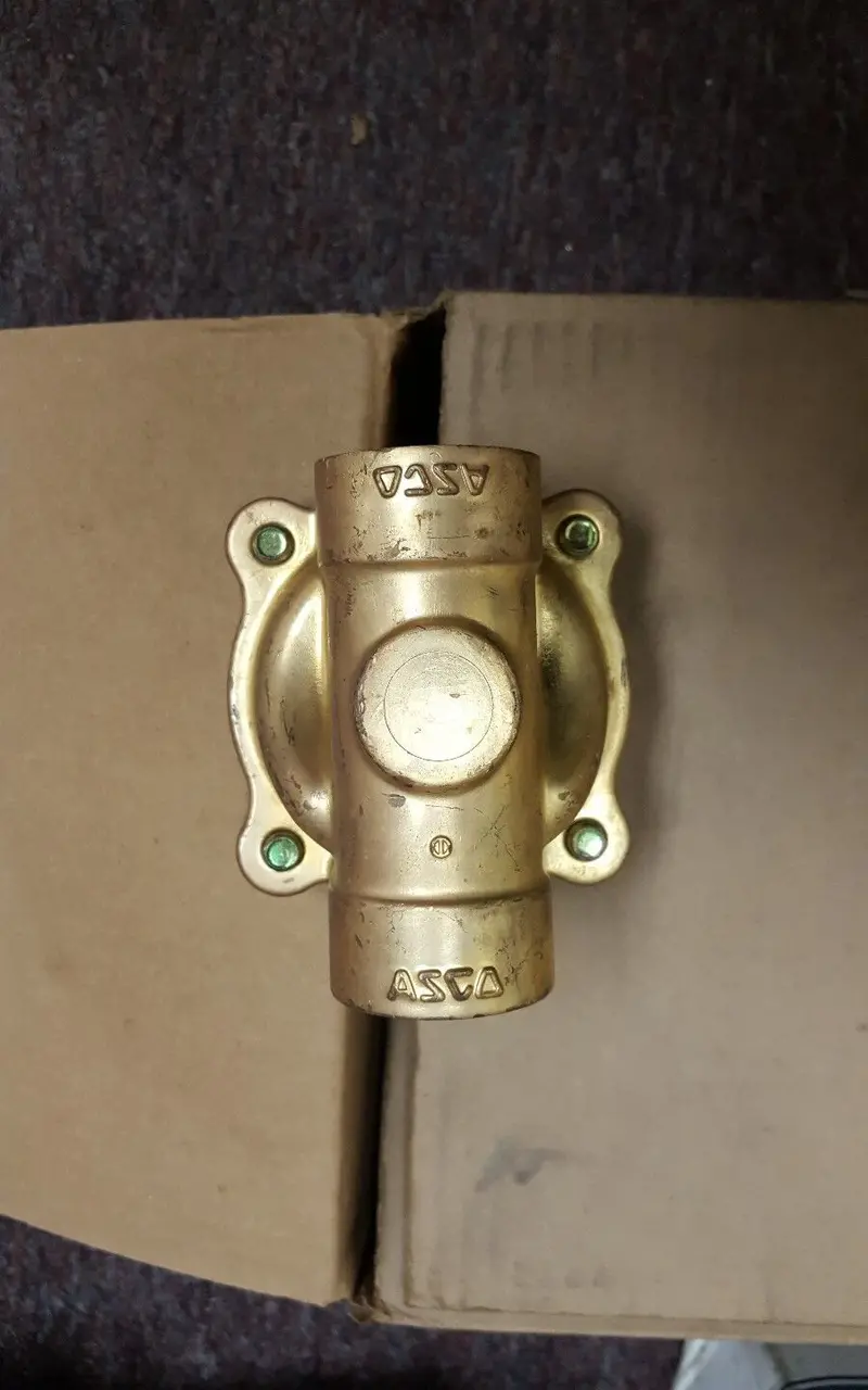 3/4" Asco 8040G23 Nc Fuel Gas Valve " No Solenoid " New 1