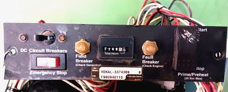(300-4981-01) Onan Model Mdkal Control Box Assembly Used W/ Free Shipping 1