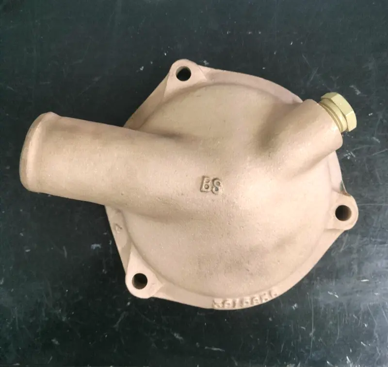 3919856 Cummins Marine C Series Aftercooler Housing End Cap  New W/  Zinc 1