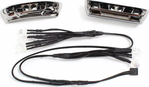7186 - Led Lights, Light Harness (4 Clear, 4 Red) 1