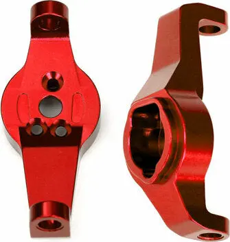 8232R	 Caster Blocks, 6061-T6 Aluminum (Red-Anodized) 1