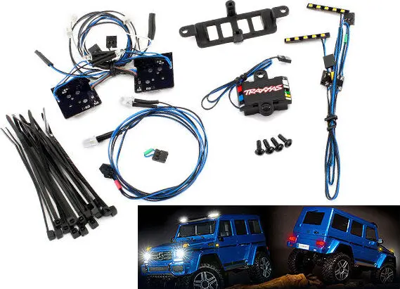 8899 - Led Light Set (Contains Headlights, Tail Lights, Roof Lights, And Distribution Block) 1