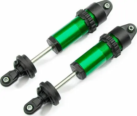 8961G - Shocks, Gt-Maxx®, Aluminum (Green-Anodized) (Fully Assembled W/O Springs) (2) 1