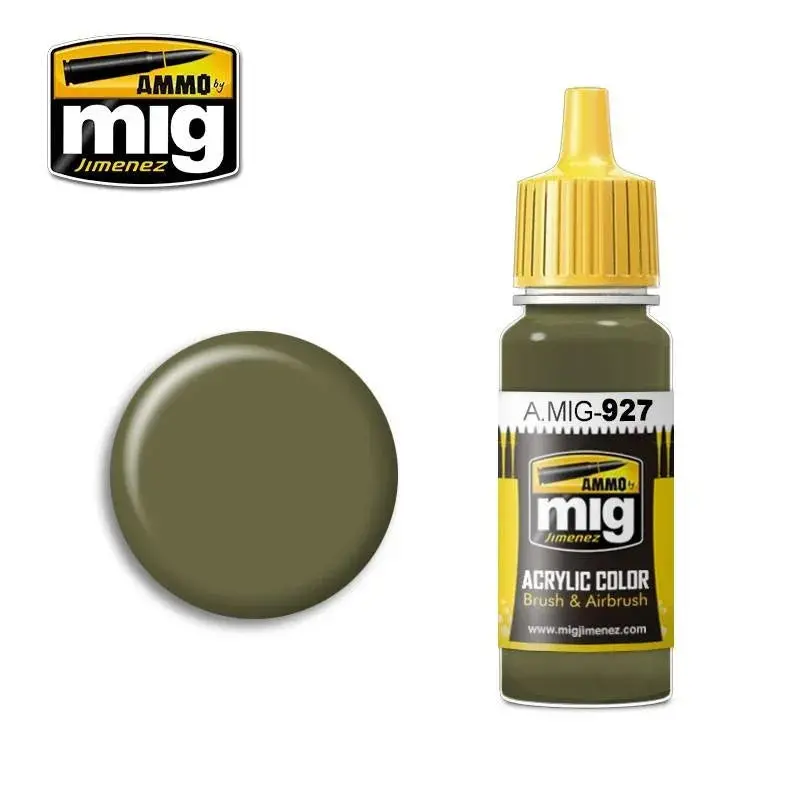 A.Mig-0927 Acrylic Color Olive Drab Light Base 1