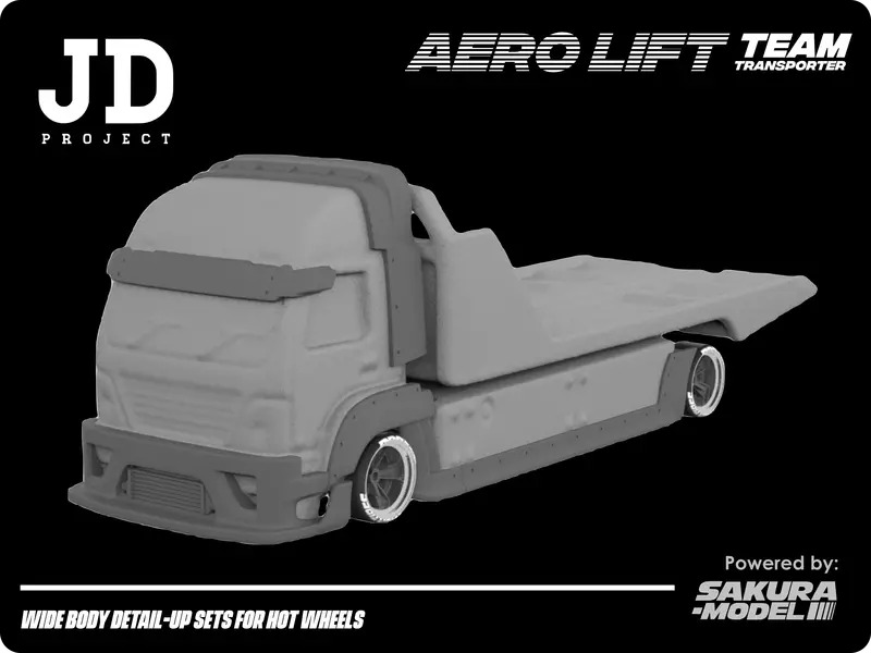 Add On Body Kit For Hot Wheels Aero Lift Team Transporter 1