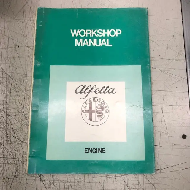 Alfa Romeo Alfetta Workshop Manual 1