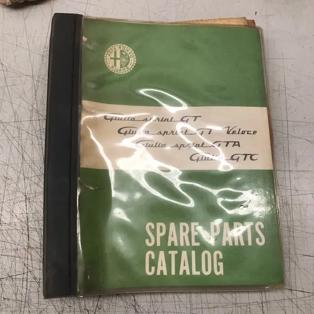 Alfa Romeo Giulia Spare Parts Catalog 1