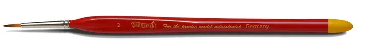 Alpha Abrasives 2 Size Red Sable Paint Brush - Br2 1