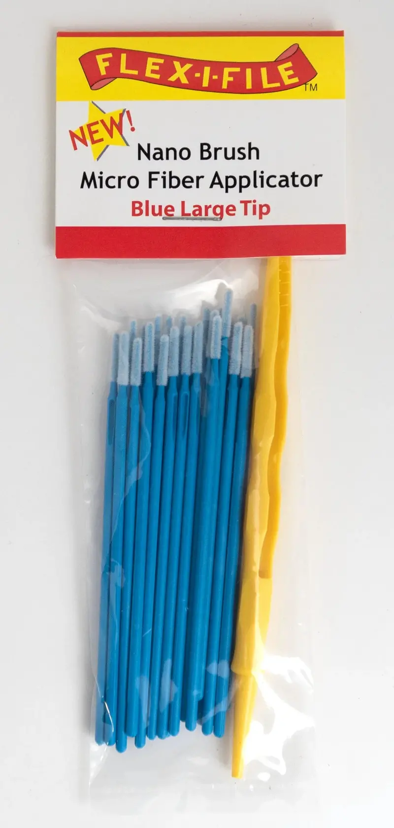 Alpha Abrasives Blue Large Tip Nano Brush Microfiber Applicator - N930005 1