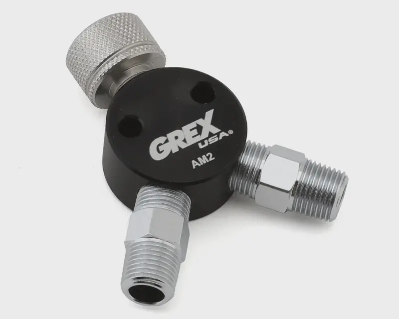 Am2 Mini Manifold - 1/8" Bsp Dual Output - (1) 1/4"F To 1/8"M, (2) 1/8"M To M 1