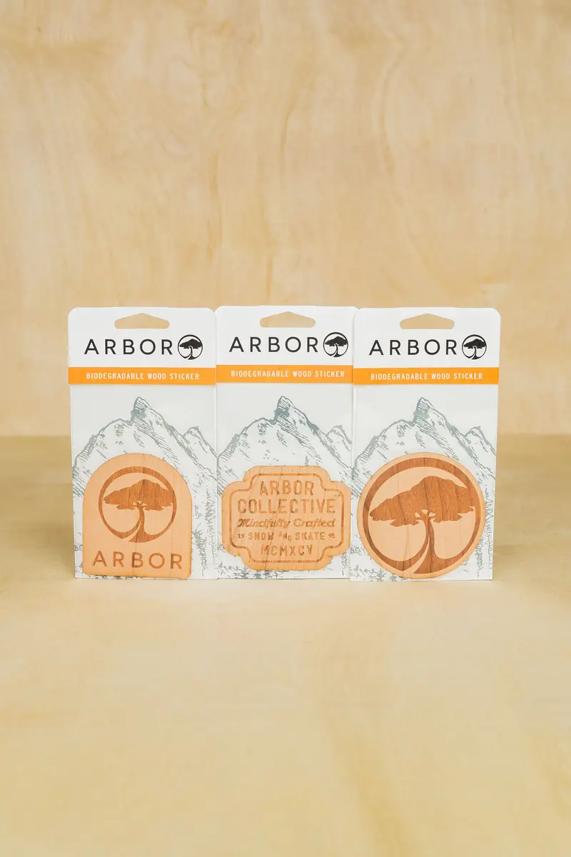 Arbor Wood Sticker - 3 Pack 1