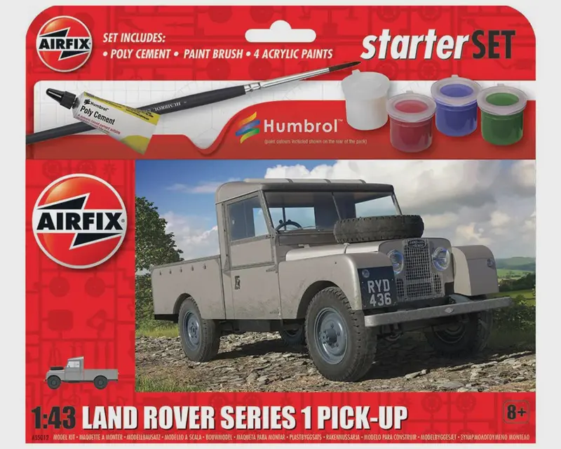 Arxa55012 Airfix Starter Set - Land Rover Series 1 1