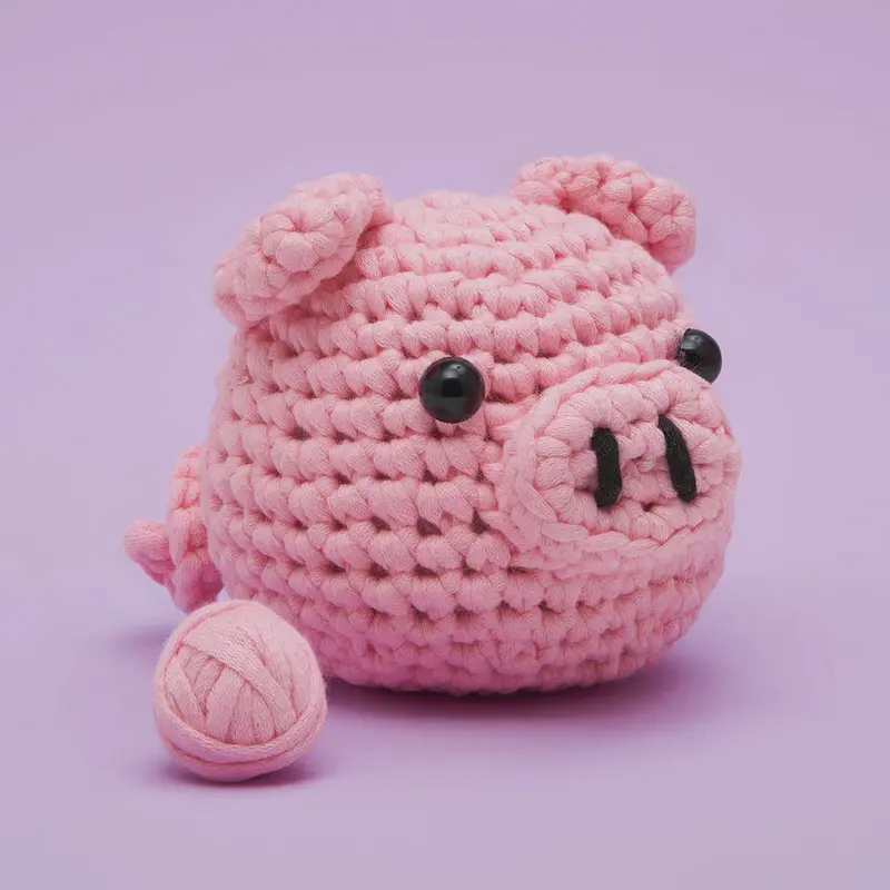 Bacon The Pig Crochet Kit 1